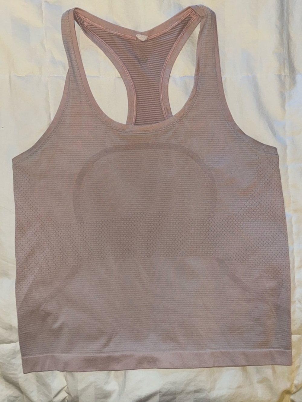 lululemon athletica Ribbed Racerback Tank -barely pink